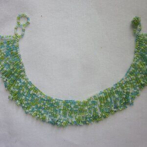 Seed Bead Fringe Bracelet